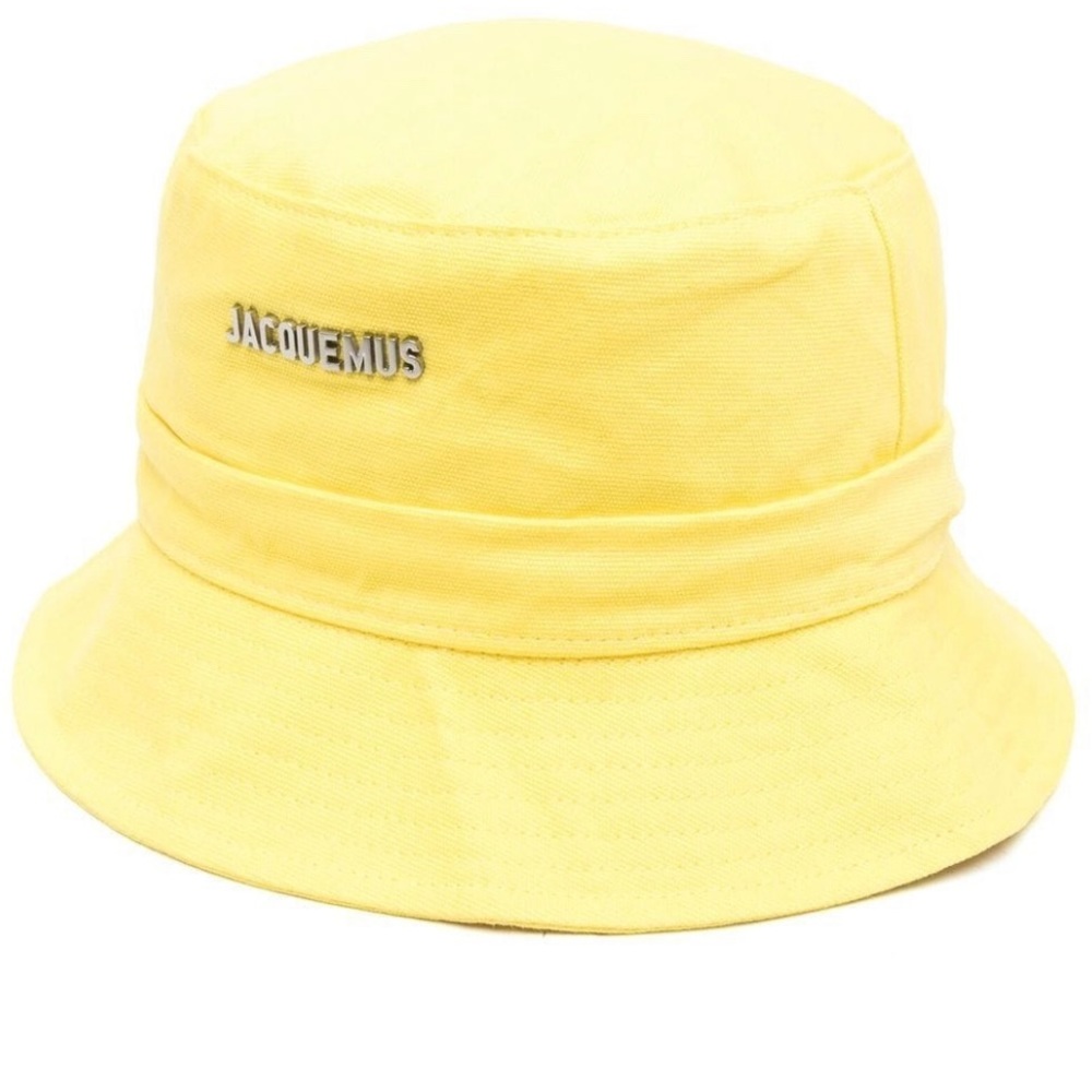 Jacquemus
drawstring bucket hat, yellow